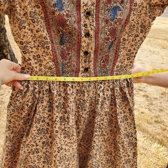 Vintage dress 1930 1940 fashion first smoller bird - Picture 8 of 10